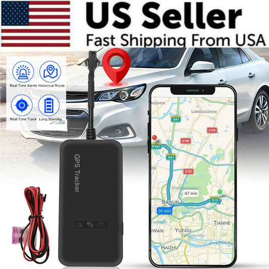 Real Time GPS Tracker for Car or Motorcycle