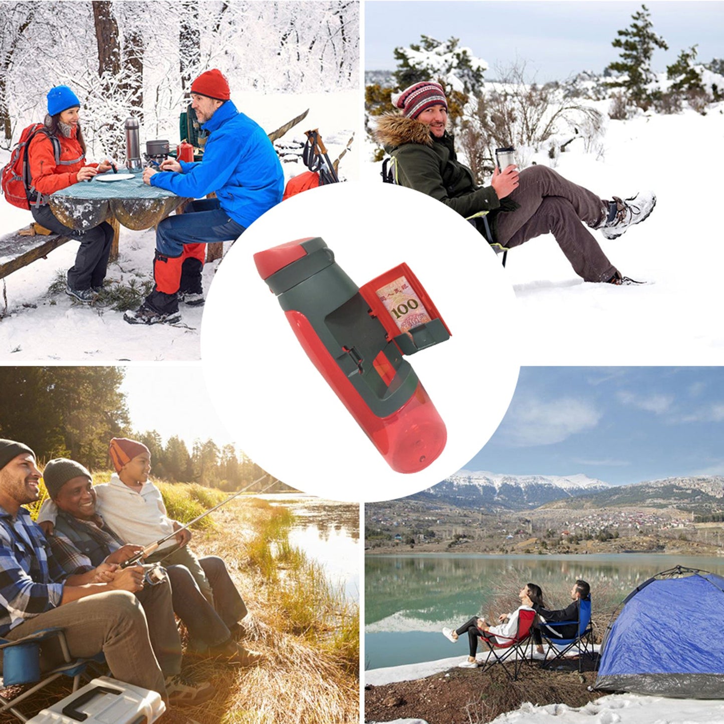 Water Bottle With Secret Compartment