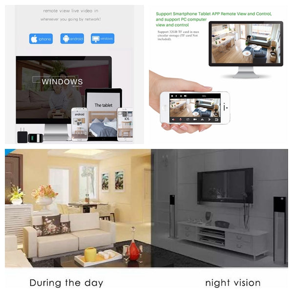 Hidden Camera with Night Vision and Motion Detection - USB Wall Charger