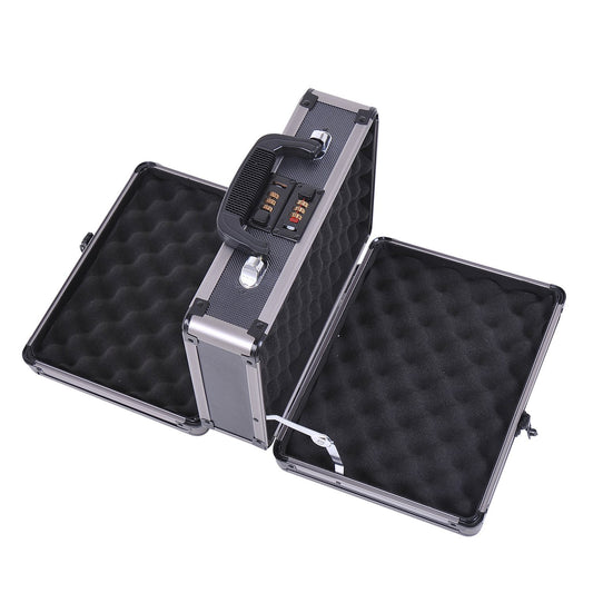 Double-Sided Locking Hard Pistol Handgun Case